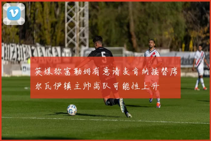 英媒称富勒姆有意请麦肯纳接替席尔瓦伊镇主帅离队可能性上升